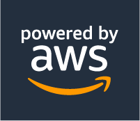 Powered by AWS dark logo